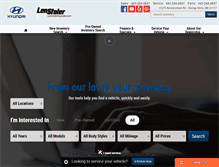 Tablet Screenshot of lenstolerhyundai.com